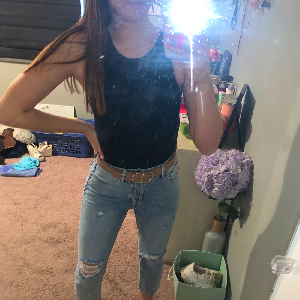 Black Crop Tank